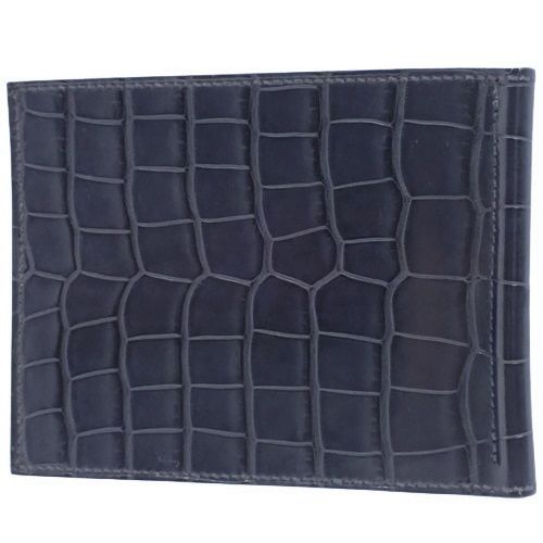 HERMES(エルメス) ポーカー GM ネイビー紺 アリゲーターマット