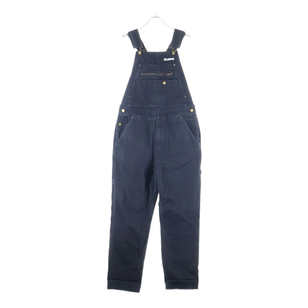 X-LARGE エクストララージ 22SS × DICKIES OVERALL ディッキーズ コットン オーバーオール オールインワン ブラック 101221031016
