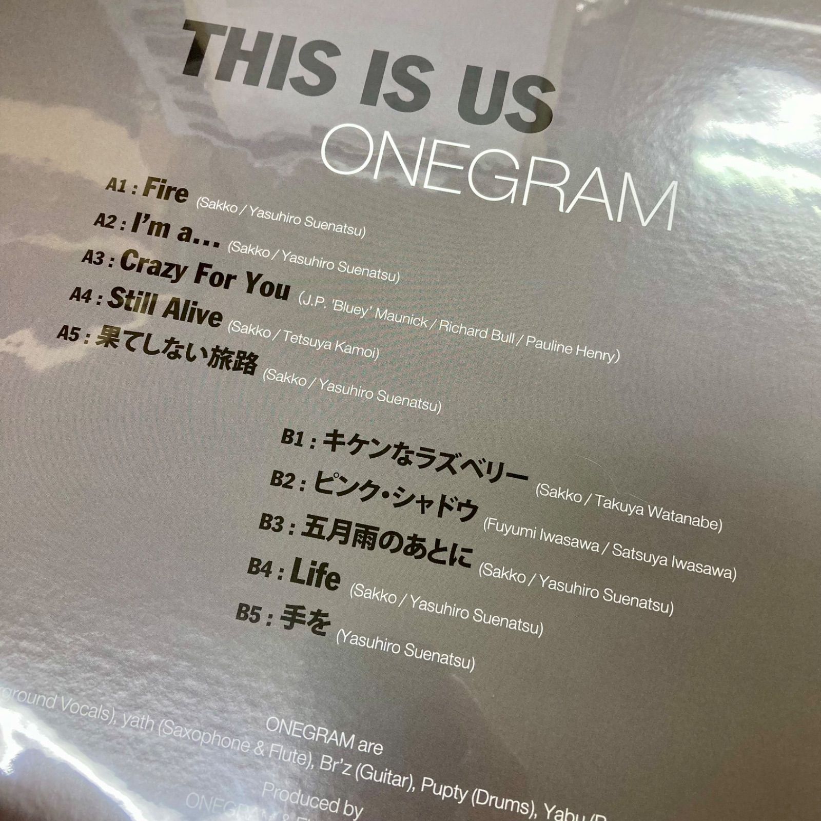 新品】ONEGRAM - THIS IS US [LP] Flower Records (2025) レコード 