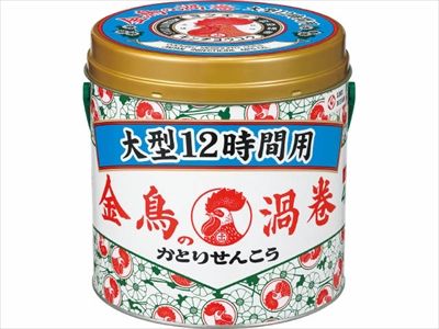 まとめ買い-12点セット 金鳥の渦巻 大型 １２時間用 ４０巻 缶 大日本除虫菊 金鳥 殺虫剤 ハエ 蚊