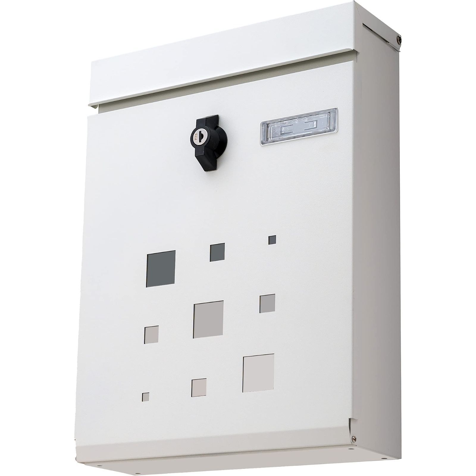 カバポスト Cabapost 郵便ポスト ひねるだけ簡単ロック 鍵付き レターパック対応 大型 郵便 ポスト 壁掛け