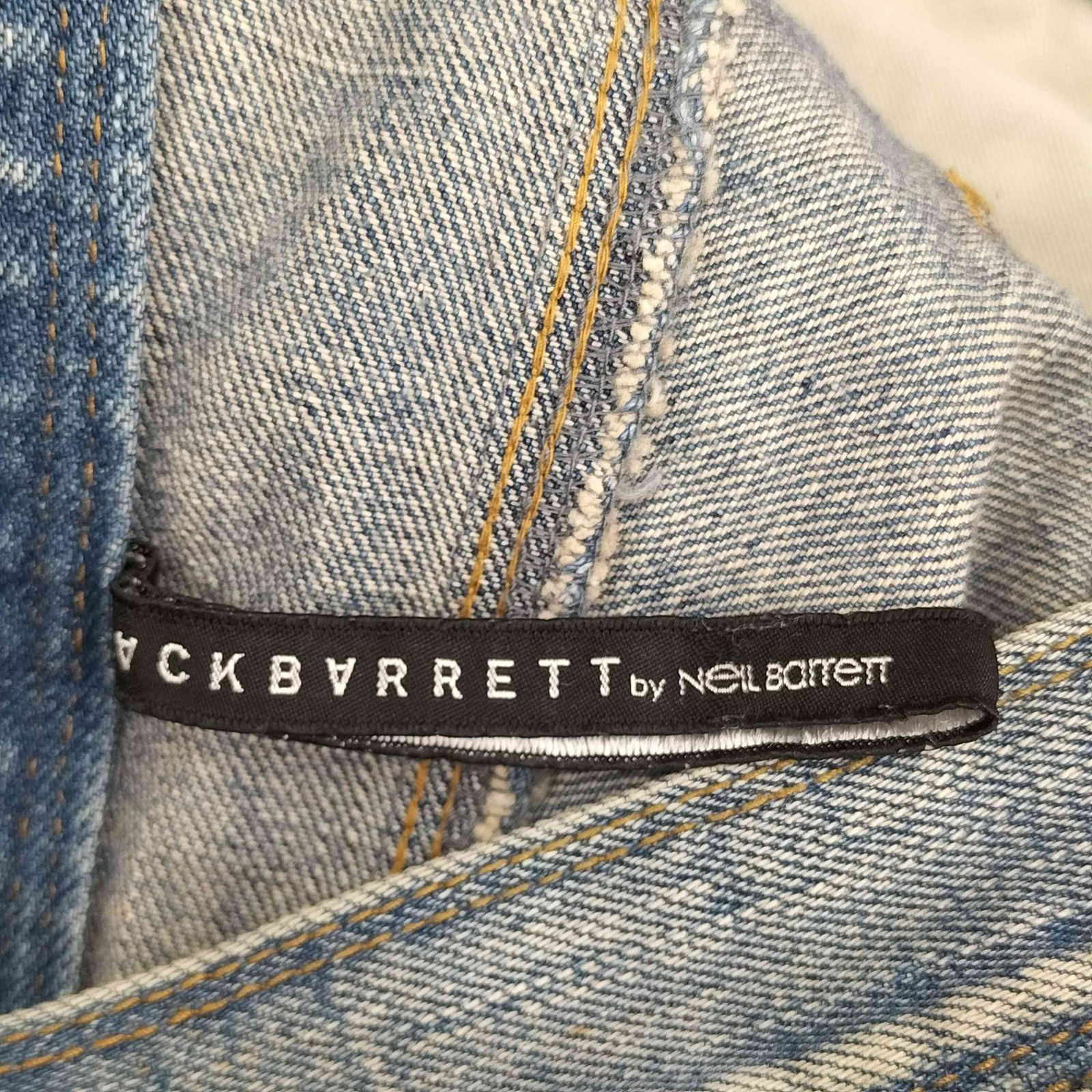 ブラックバレットバイニールバレット BLACKBARRETT by neil barrett リペア加工 デニムパンツ メンズ JPN：3  ブラックバレットバイニールバレット BLACKBARRETT by neil barrett