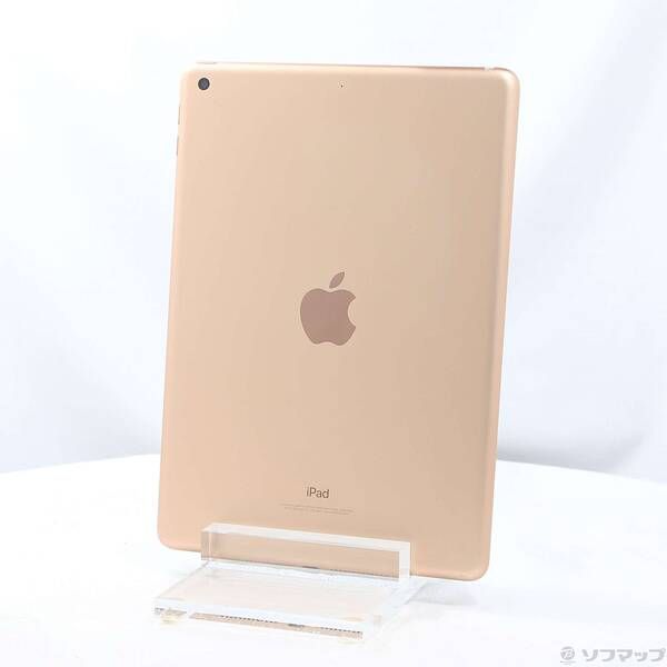 〔品〕 iPad 第6世代 32GB ゴールド MRJN2J／A Wi-Fi【258】