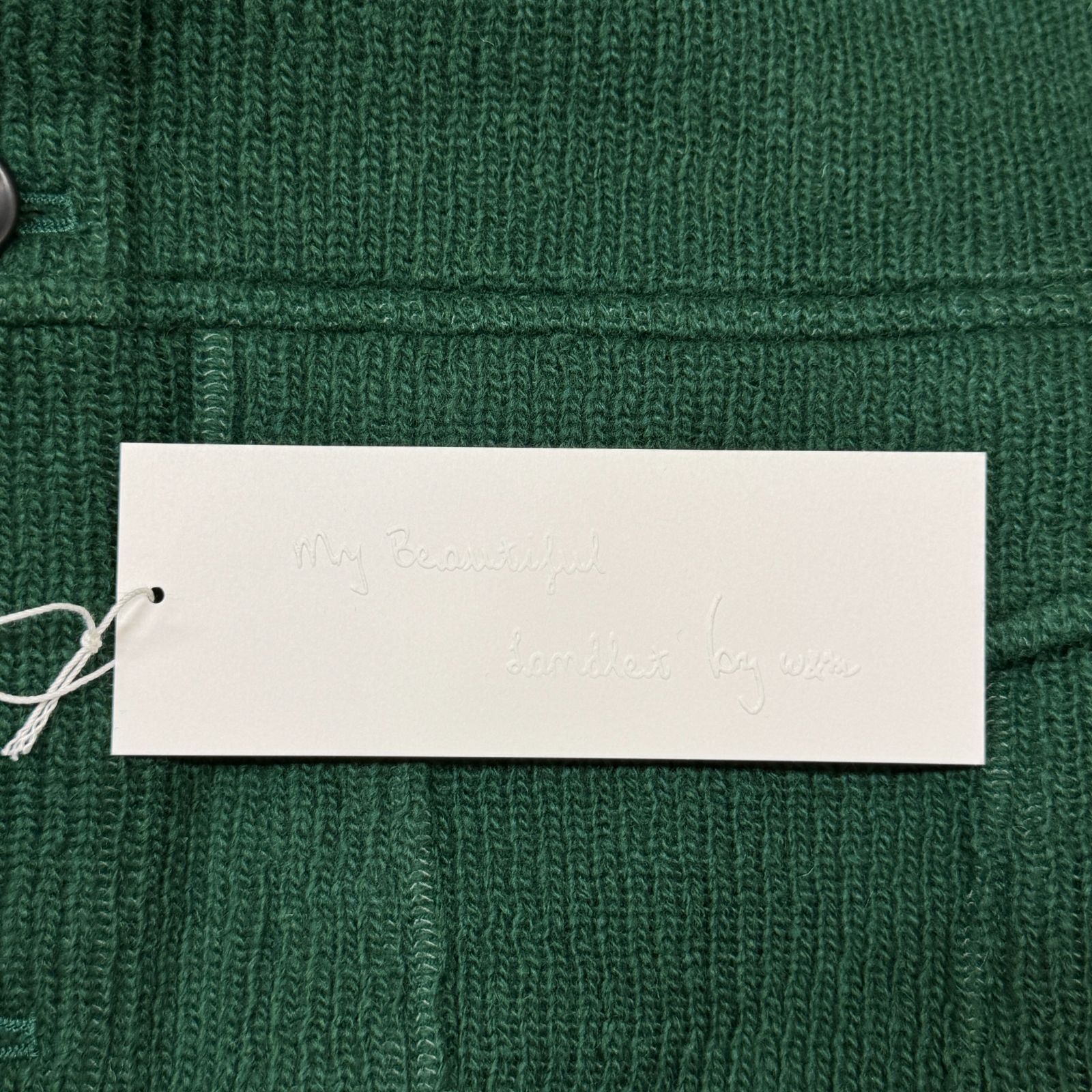 参考上代54780円 未使用品 my beautiful landlet 24AW WETER KNIT