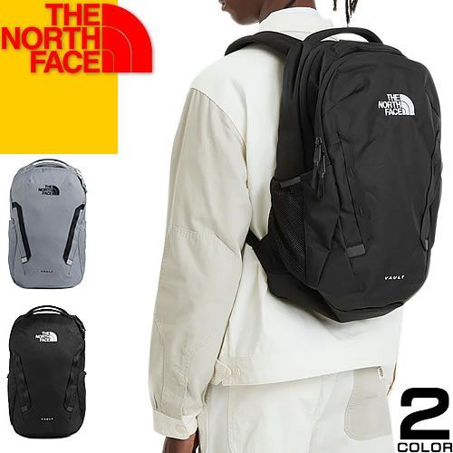 ノースフェイス ヴォルト THE NORTH FACE リュック バックパック デイパック メンズ レディース 27L 軽量 大容量 通勤 通学 キャンプ アウトドア ブランド プレゼント 黒 ブラック VAULT NF0A3VY2