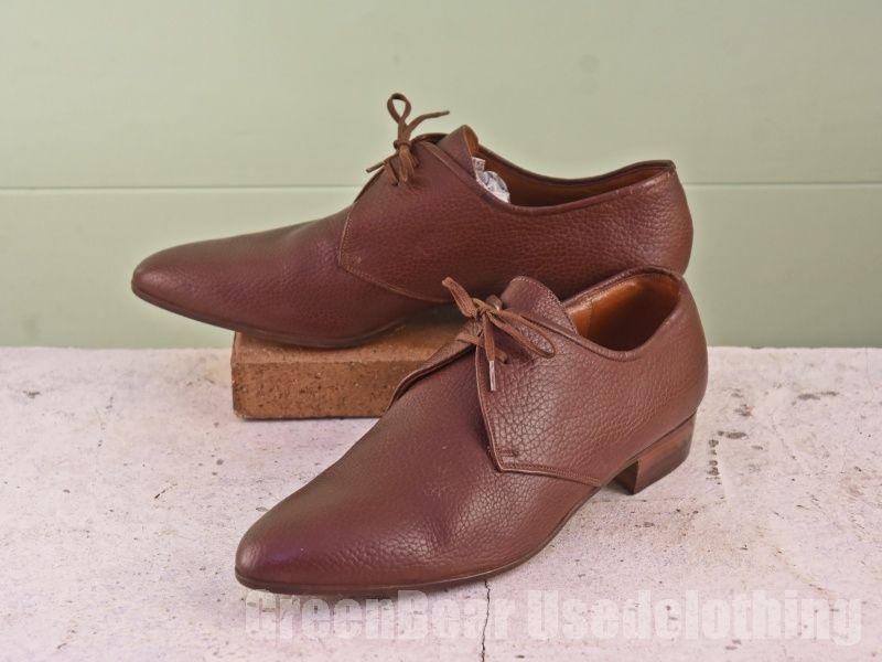 ビンテージ バリー BALLY ドレスシューズ 茶 ブラウン メンズ 9.5E 27.5cm B168