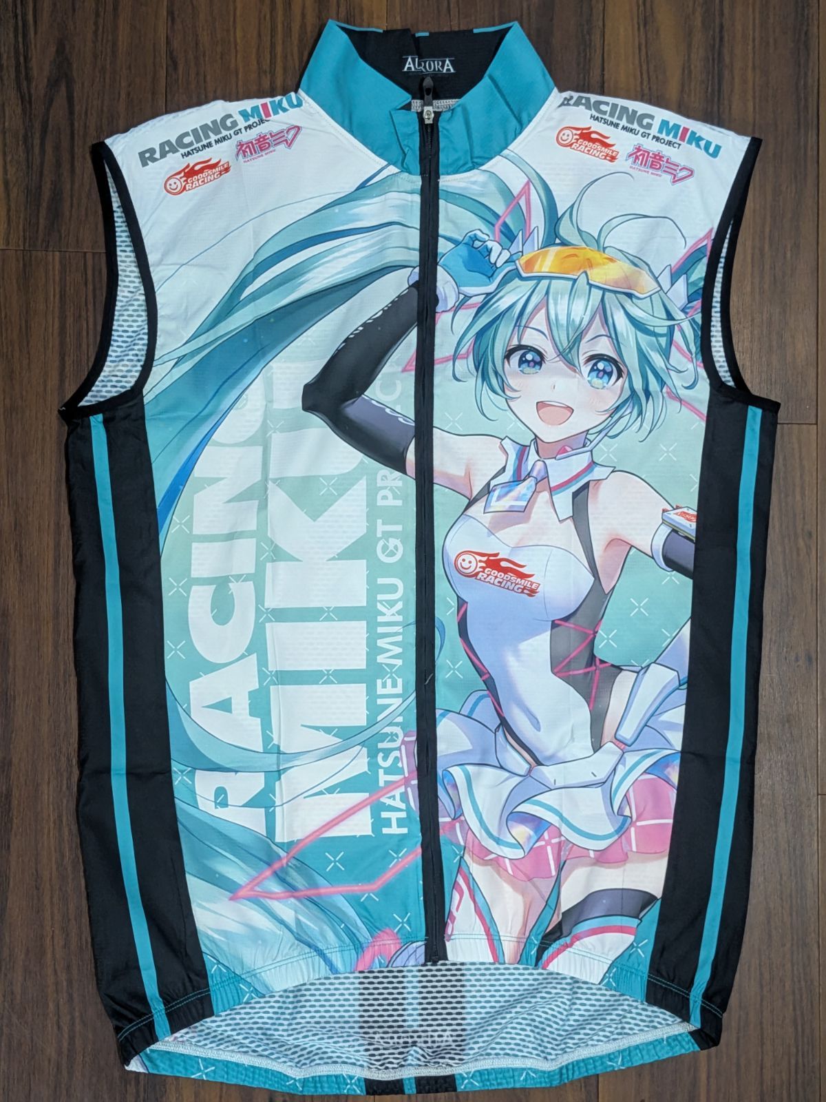 AURORA 2021 レーシングミク サイクルウィンドベスト L 初音ミク 自転車