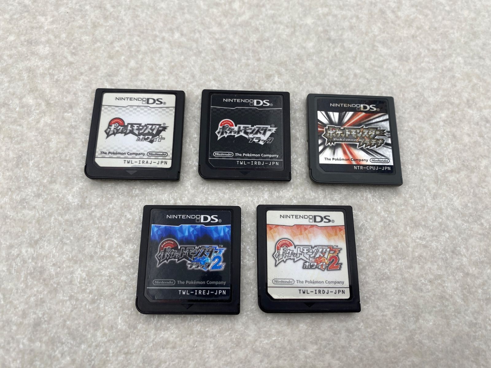 ポケットモンスター DSソフト 5点