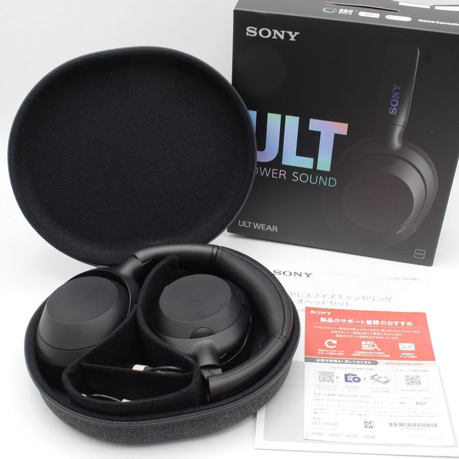 SONY ULT ワイヤレスヘッドホン ノイズキャンセリング ブラック SONY