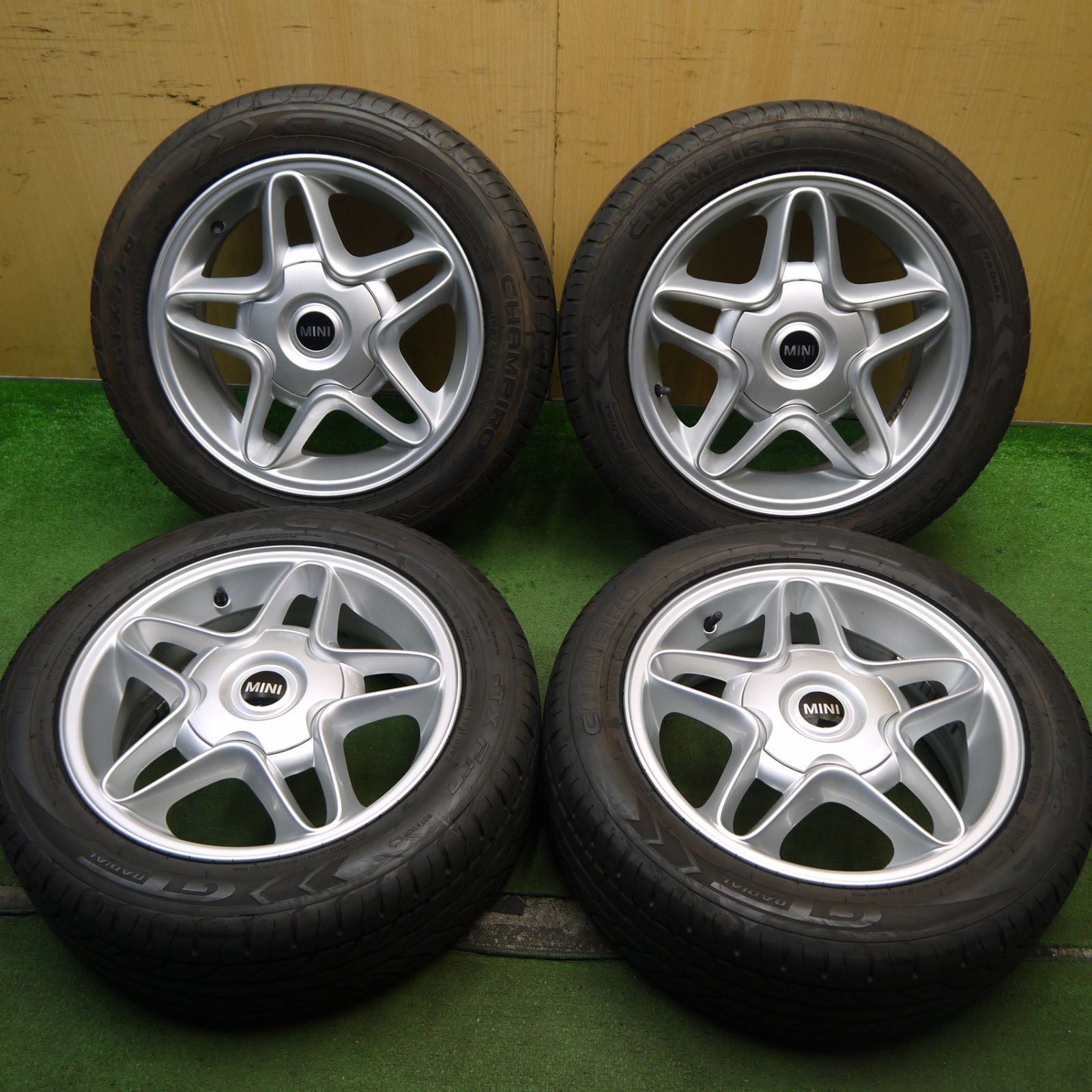 バリ溝！21年！9.5分☆MINI ミニ クーパー S R55 R56 純正 195/55R16