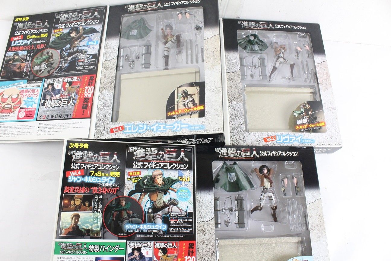 未使用 講談社 進撃の巨人 公式フィギュアコレクション 1-10・12巻セット(合計11冊)  アニメ フィギュア ITNHMODXUX7Y-A07-byebye 未使用 講談社 進撃の巨人 公式フィギュアコレクション 1-10・12