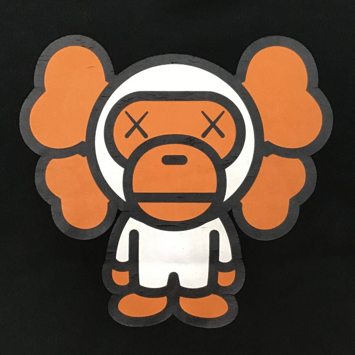 レア ape kaws コラボパーカー bape ☆激レア☆ KAWS × BAPE Milo Animal Kingdom パーカー Lサイズ