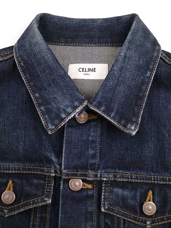CELINE セリーヌ ウォッシュ デニムトラッカージャケット CELINE セリーヌ ウォッシュ デニムトラッカージャケット