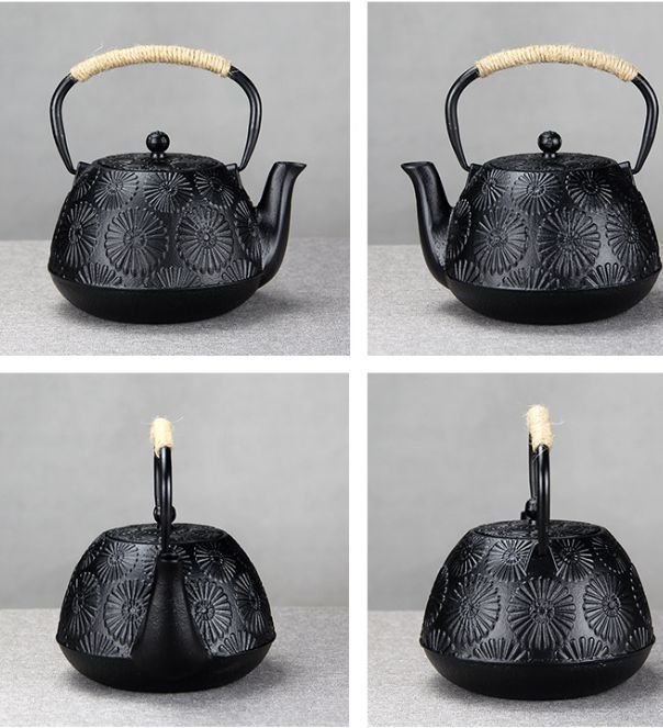 新品 大人気 高品質【1.2L】鉄急須 伝統模様 南部鉄器 鉄急須