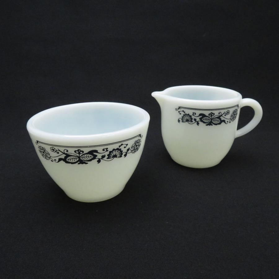 美品 コーニング オールドパイレックス ブルーオニオン