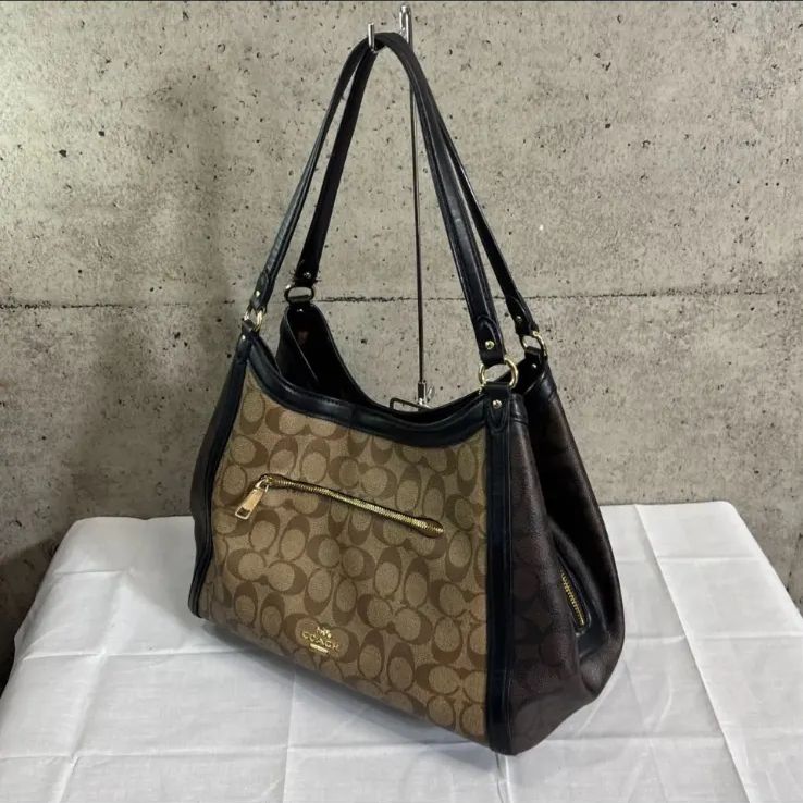 COACH コーチ ショルダーバッグ シグネチャー 2way ハンドバッグ