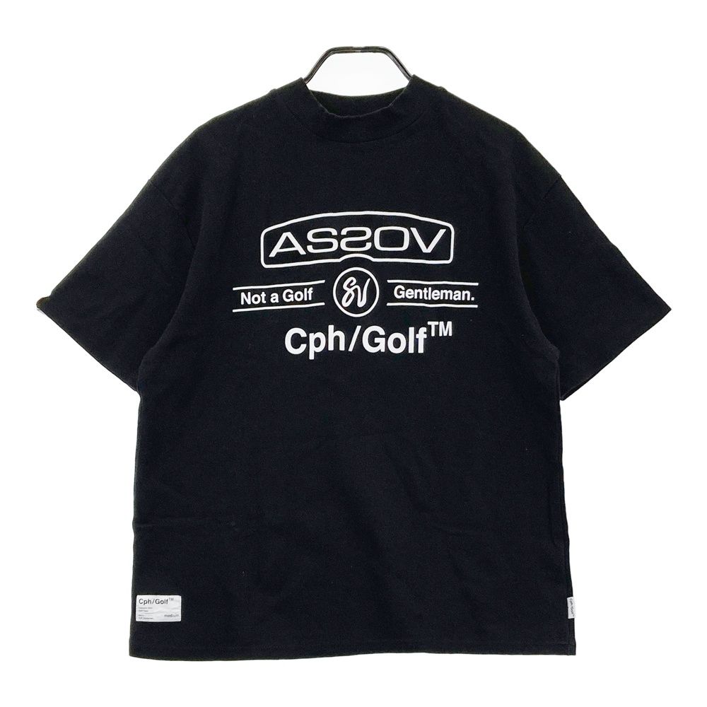 Mサイズ　キャプテンズヘルムゴルフ　メンズ　半袖シャツ　黒 Mサイズ キャプテンズヘルムゴルフ メンズ 半袖シャツ 黒 Captains