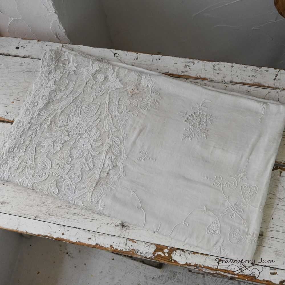 ILI-2 英国アンティーク ファブリック リネン カーテン イギリス 2024