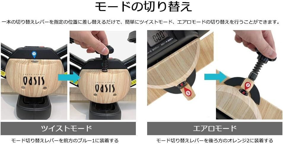 エアロモード ツイストモード