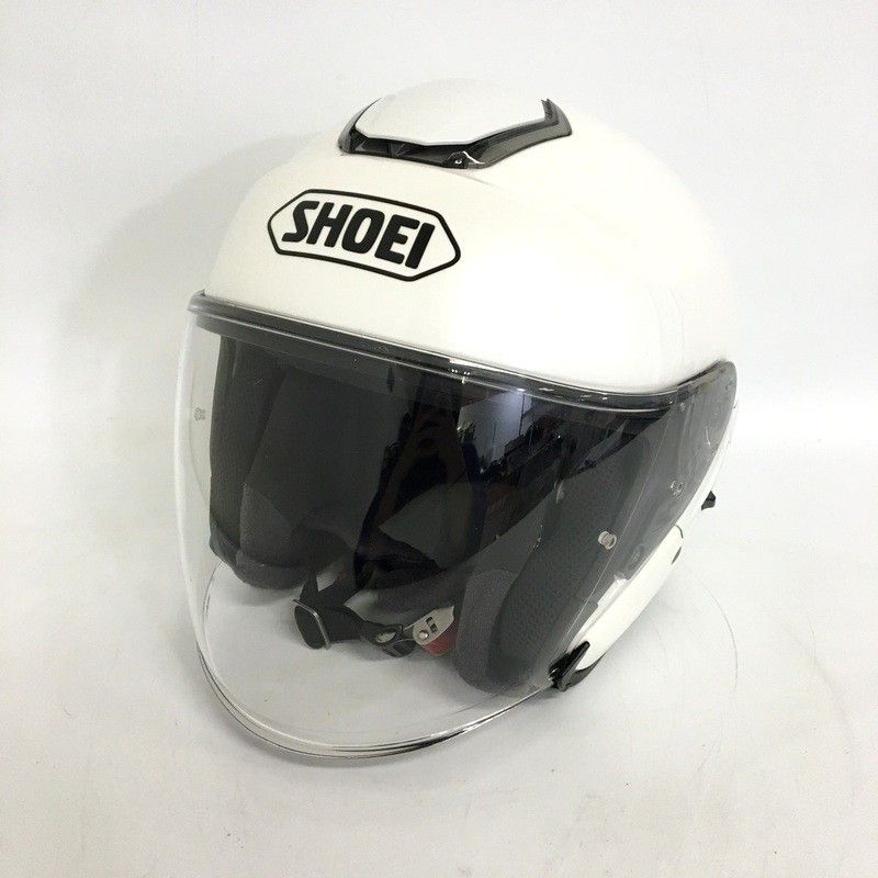 SHOEI ショウエイ J-Cruise ジェットヘルメット 除菌消臭済 XLサイズ ルミナスホワイト オートバイ ツーリング ライディング バイカー バイク用品 TA2702