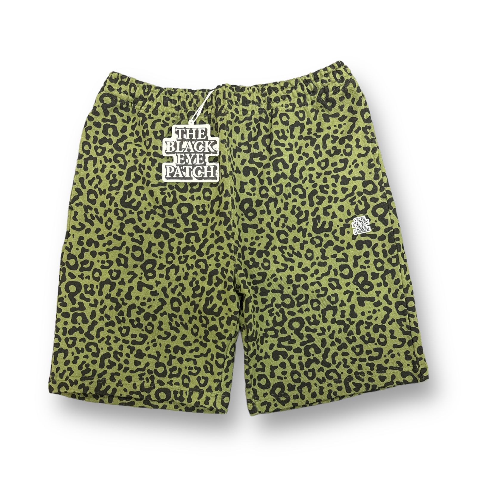 BlackEyePatch ハーフパンツ ヒョウ柄 メンズ THE BLACK EYE PATCH ヒョウ柄 スウェットショートパンツ