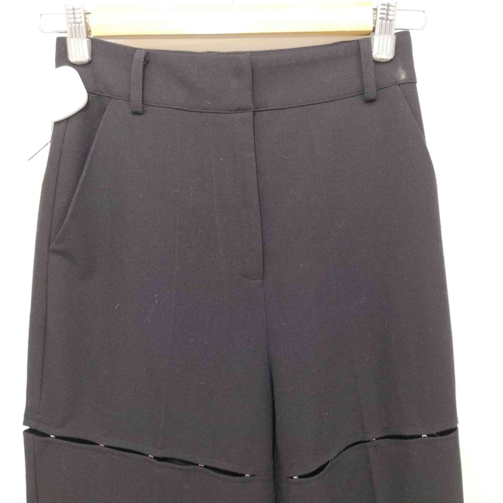 パンツ meltthelady logo slit pants meltthelady logo slit pants gray - メルカリ