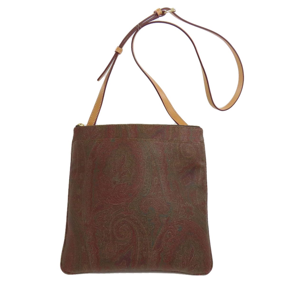 【美品】ETRO エトロ　ペイズリー柄 バケツ型／ハンドバッグ／ショルダーバック ETRO エトロ ペイズリー柄 ショルダーバッグ レザー レディース