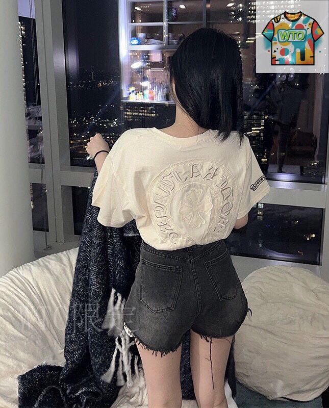 最終値下げ⭐️クロムハーツネイビー 長袖カットソー CHROME HEARTS クロムハーツ（原本無） バック ダガー アーム