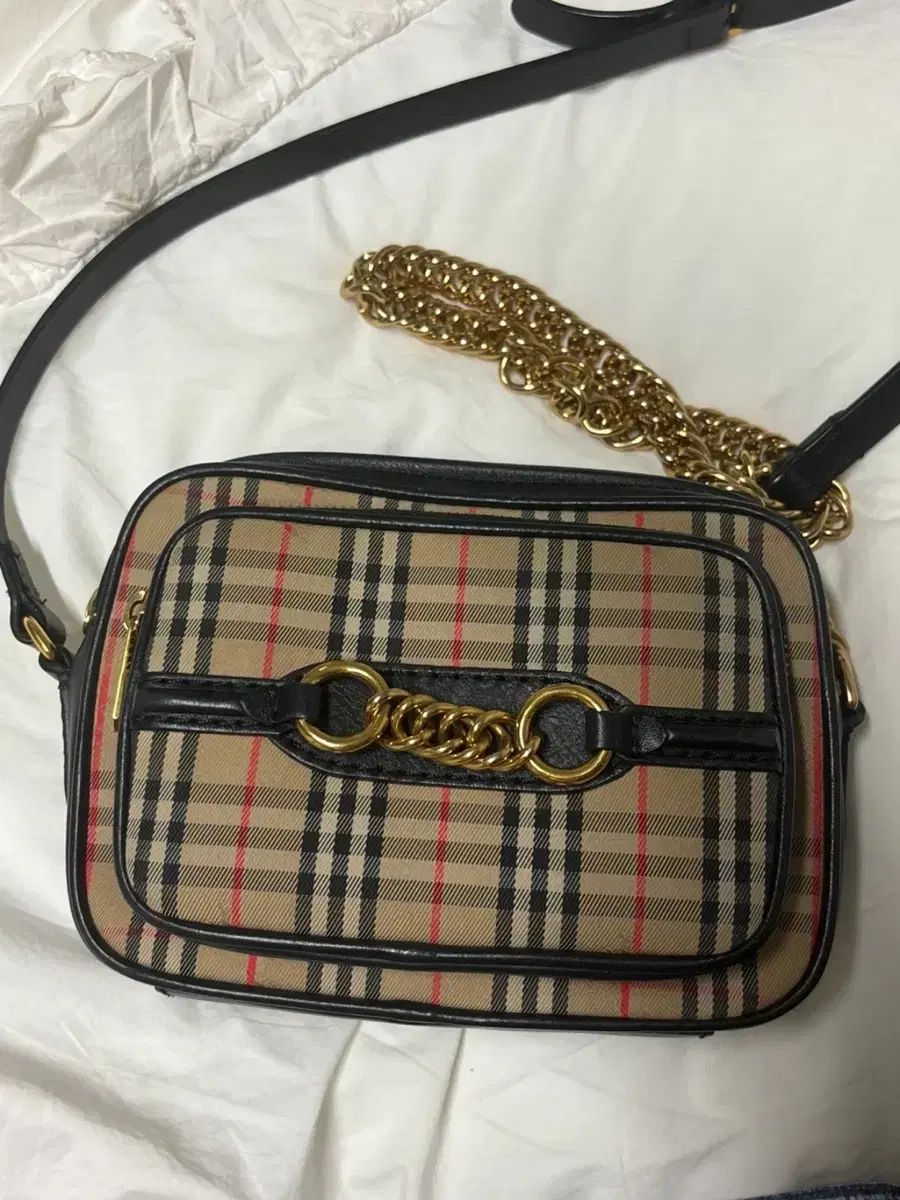 BURBERRY Burberry(バーバリー) 1983 チェック リンク カメラバッグ