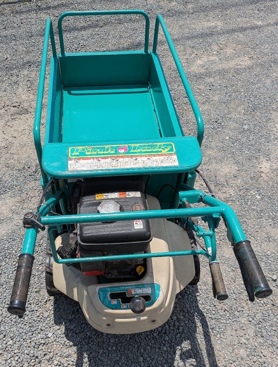 鹿児島発 築水キャニコム ガソリンエンジンクローラーBP412 積載250