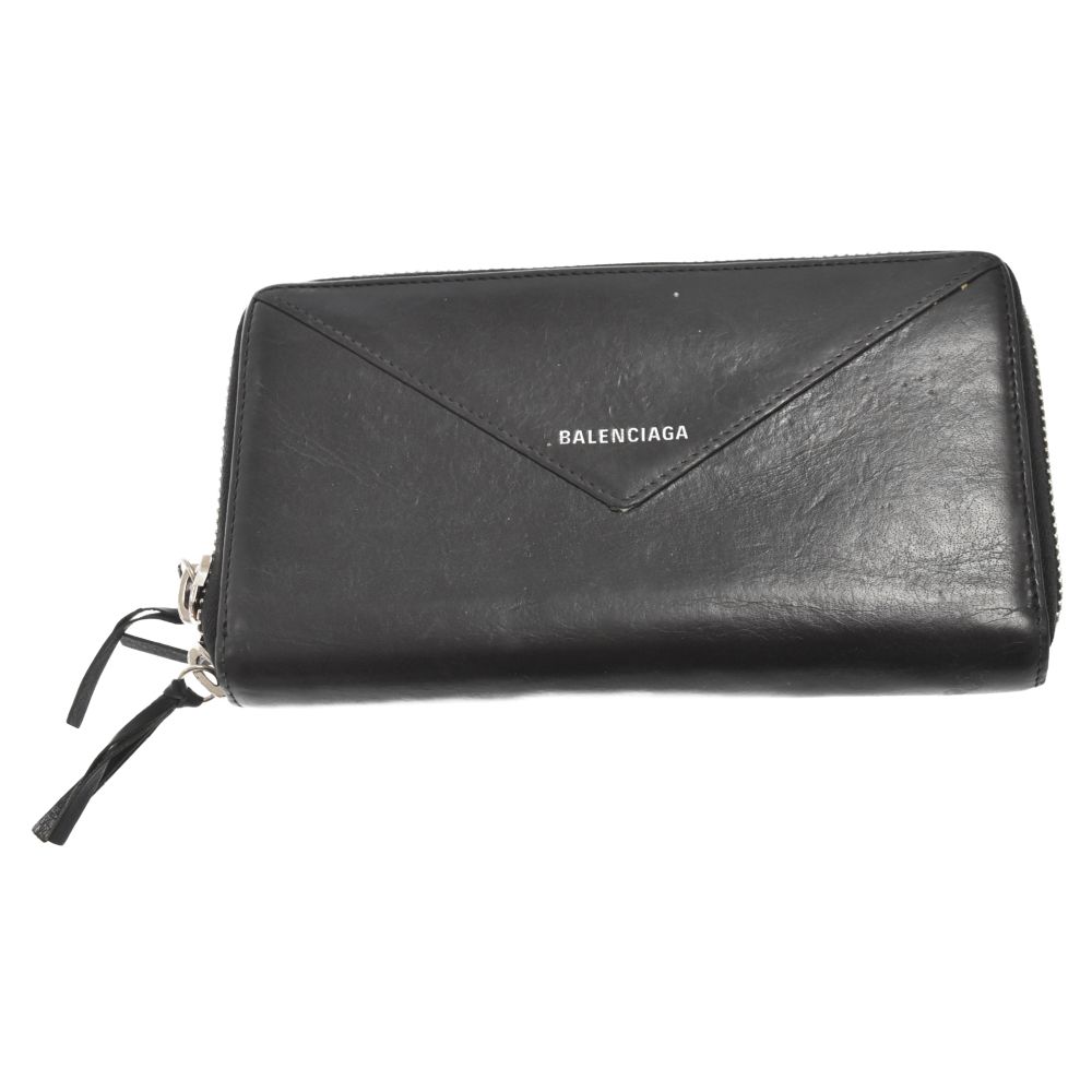 BALENCIAGA 財布 長財布 ペーパーマニージップアラウンド - 長財布