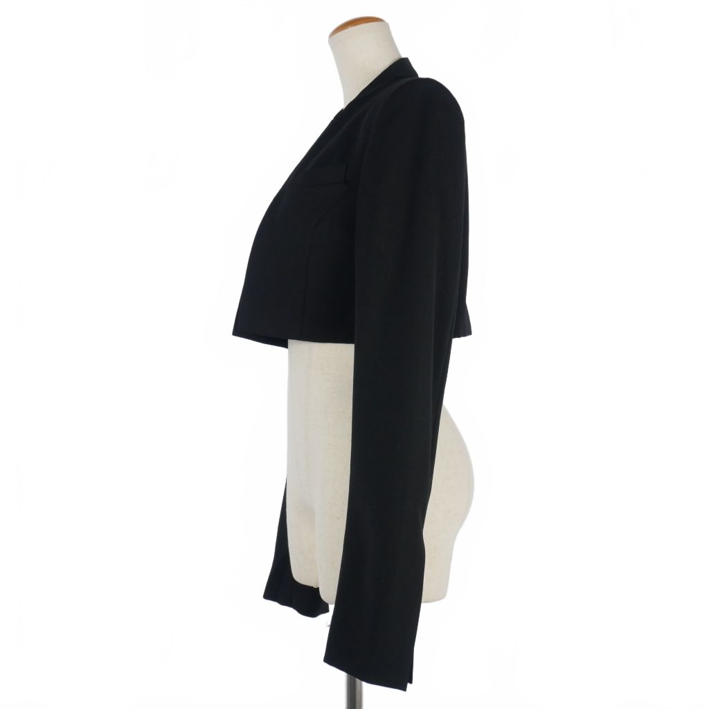 フェティコ FETICO ノーカラージャケット ショート丈 クロップド