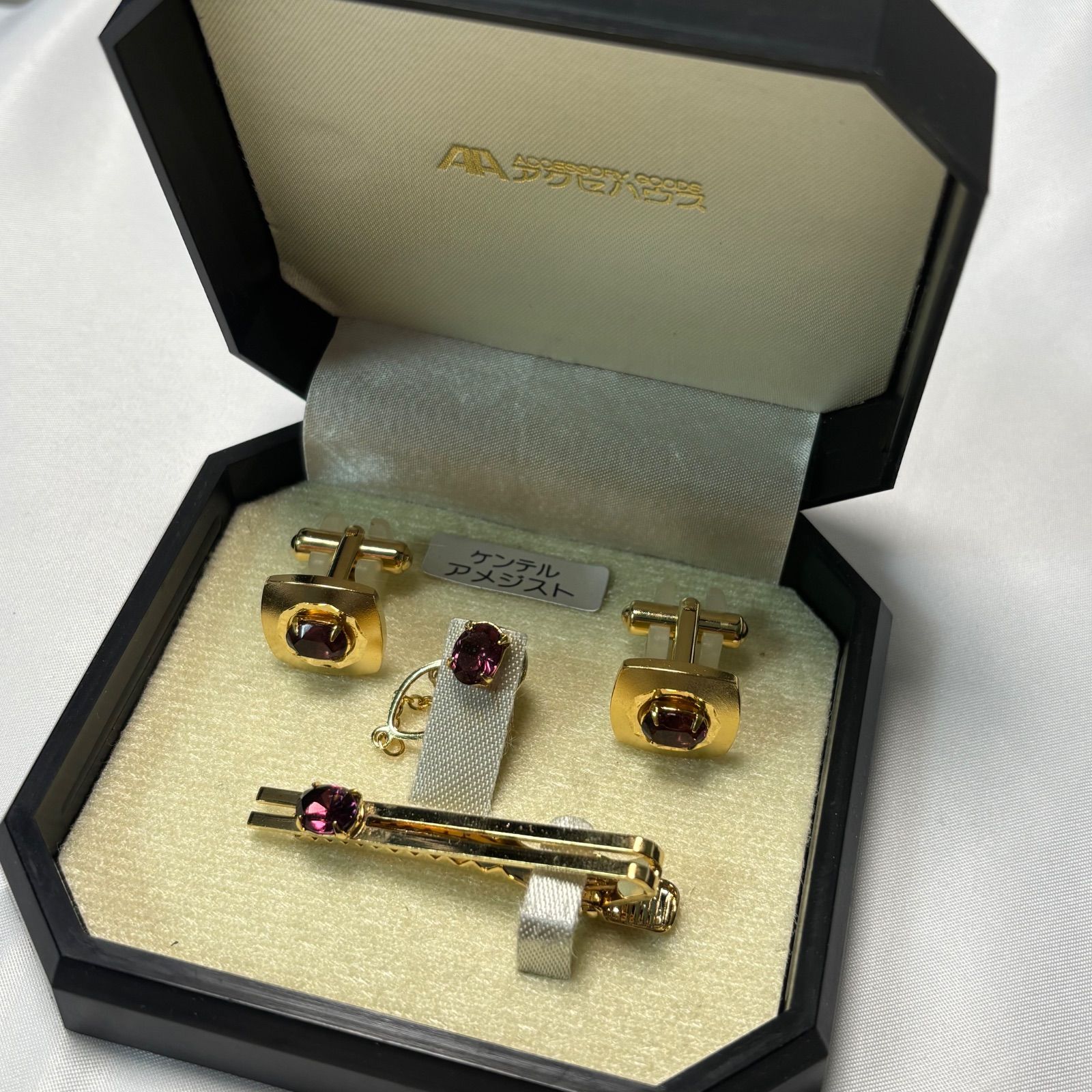 k18 アメジスト タイピン K18アメジストタイピン