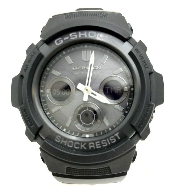 G-SHOCK AWG-M100B-1A CASIO カシオ 腕時計 時計 ブラック 美品 TA0432◇
