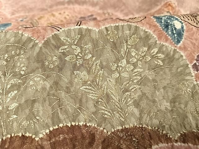 平和屋着物○石川県指定無形文化財 牛首紬 白山工房 手織り 訪問着