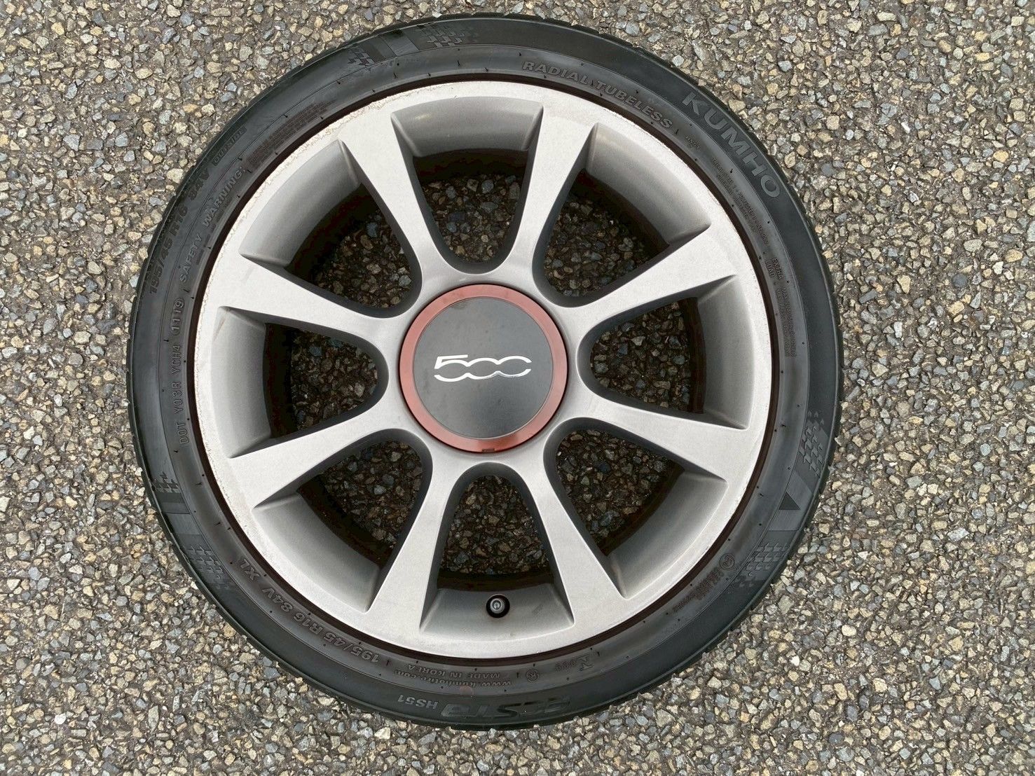 フィアット500 純正アルミホイール 16インチ 4本セット