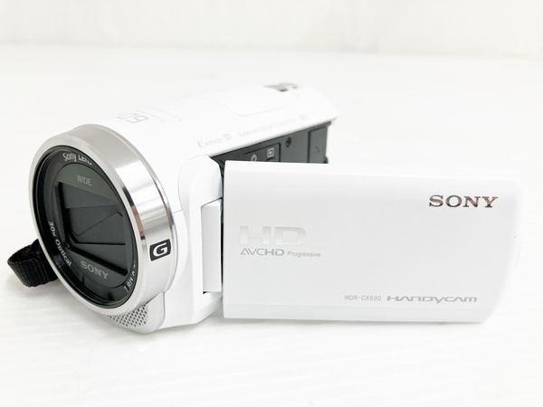 超爆安 SONY ソニー ビデオカメラHDR-CX680-T ブラウン ジャンク ...