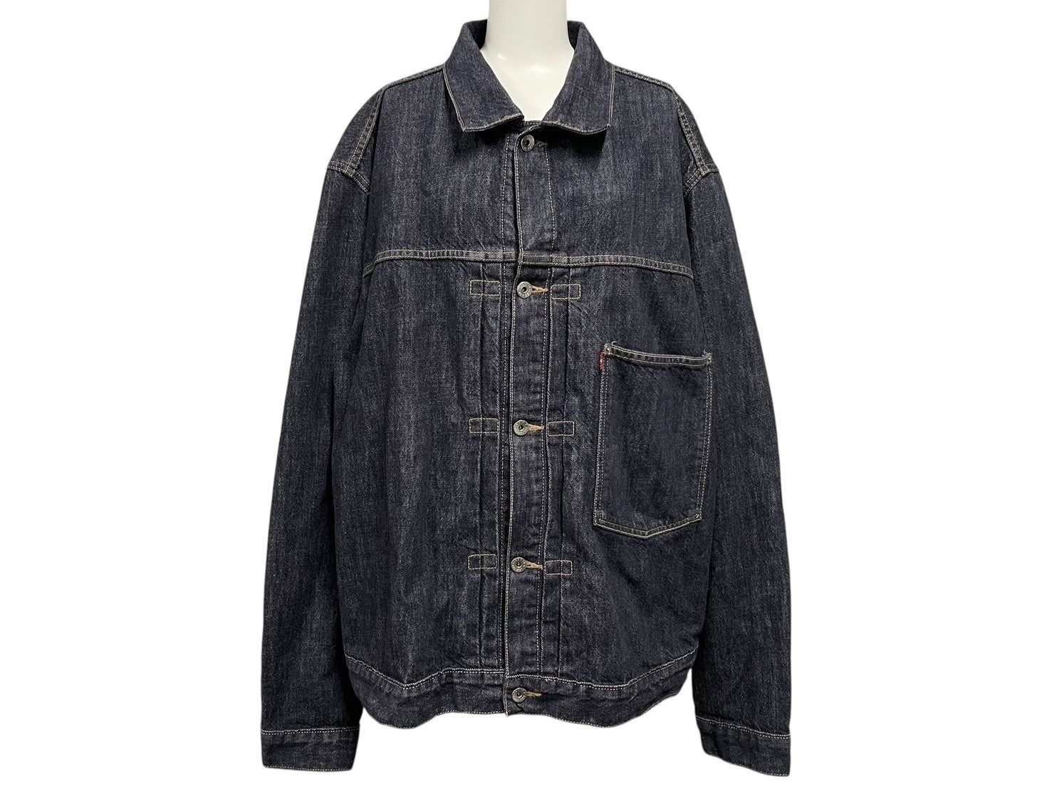 極美品 Levi's リーバイス デニム ジャケット ユーロリーバイス 大戦モデル 1st 70501 04 インディゴネイビー サイズXL 中古 4b006730 極美品 Levi's リーバイス デニム ジャケット ユーロリーバイス 大戦