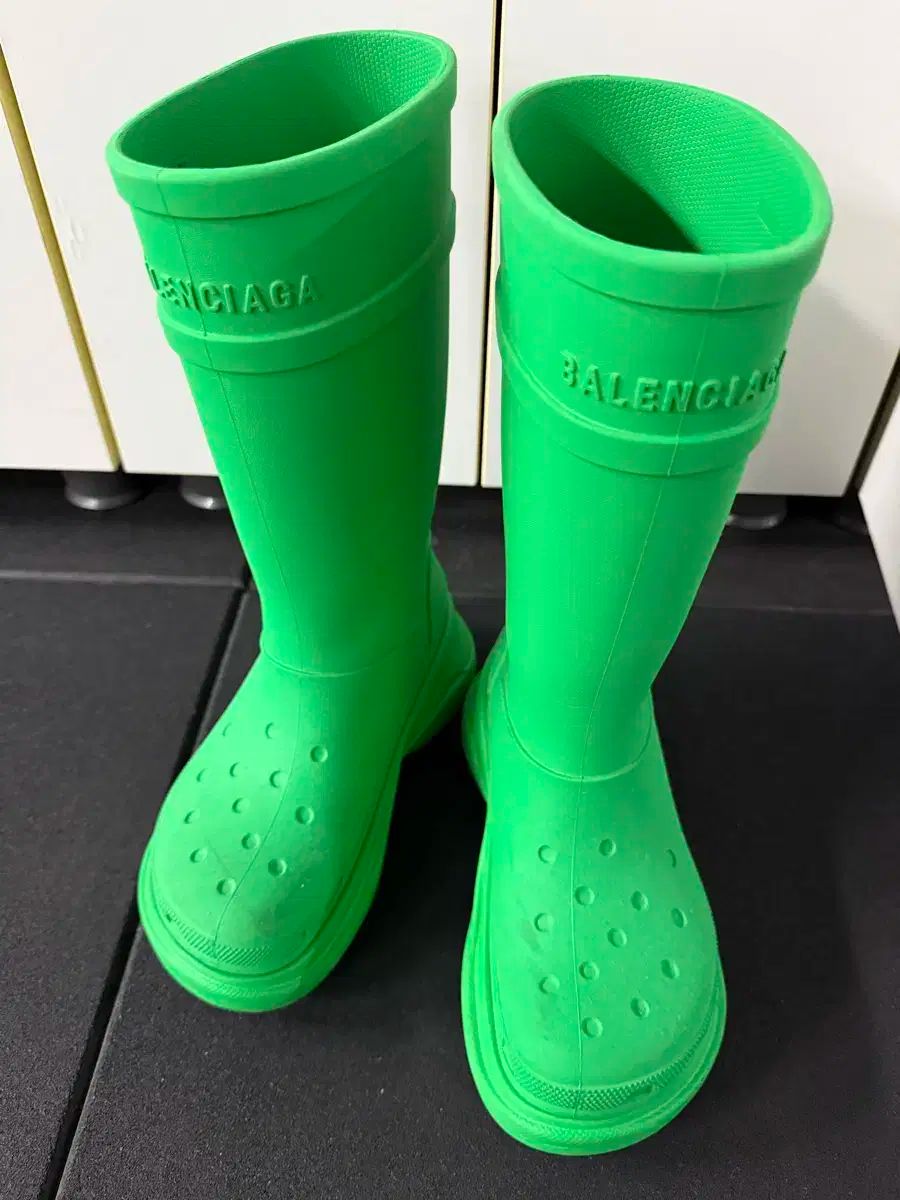 BALENCIAGA バレンシアガ crocs クロックス グリーン レインブーツ