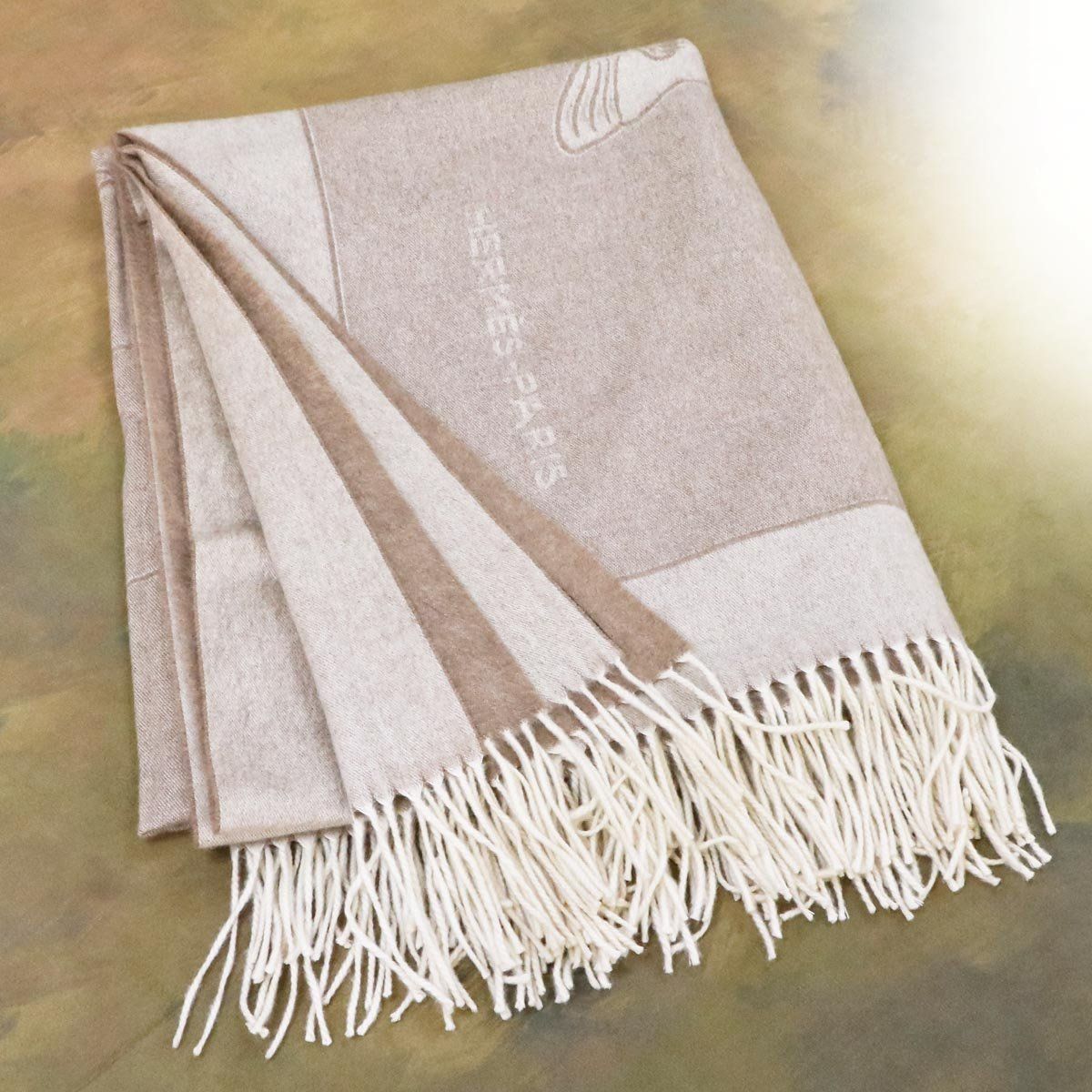 本物 極上品 エルメス 絶盤 極希少 超大判220×150 最高級ピュア  