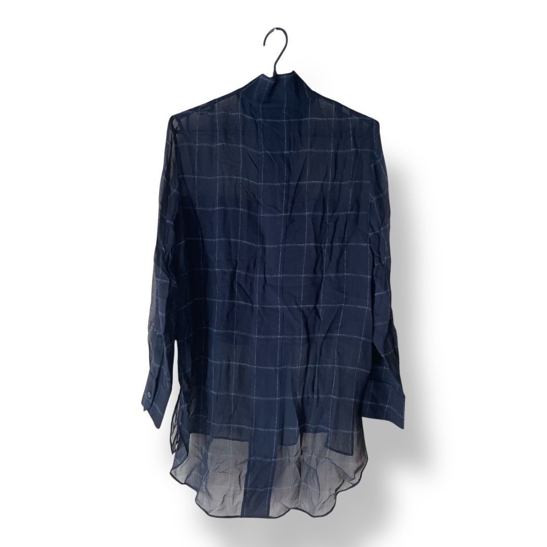  Akris アクリス 長袖ブラウス 黒色 サイズ記載なし レディーストップス 管理SK 198 その他 トップス