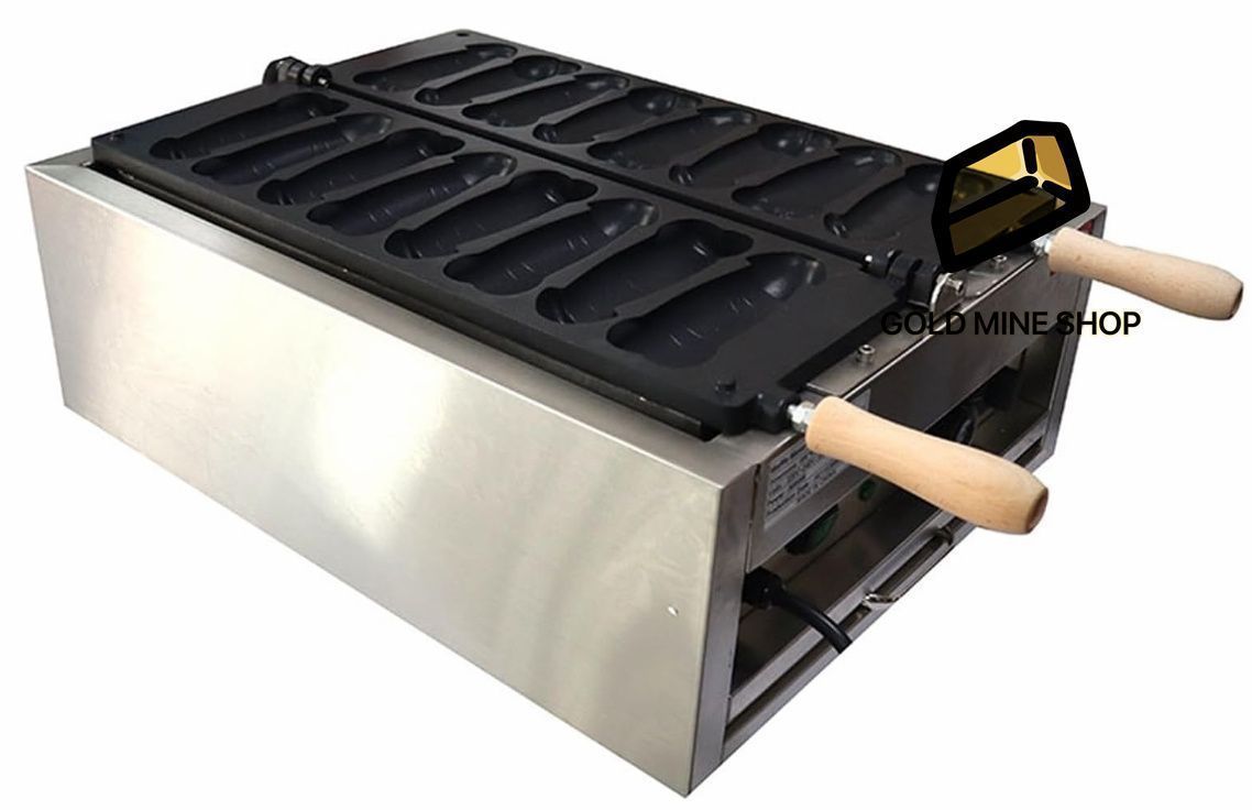 8パック業務用電気ホットドッグソーセージワッフルメーカーワッフルメーカー 家庭用フライヤー