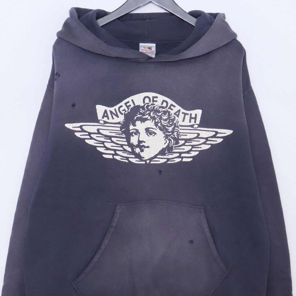 SAINT MICHAEL HOODIE ANGEL NAVY L