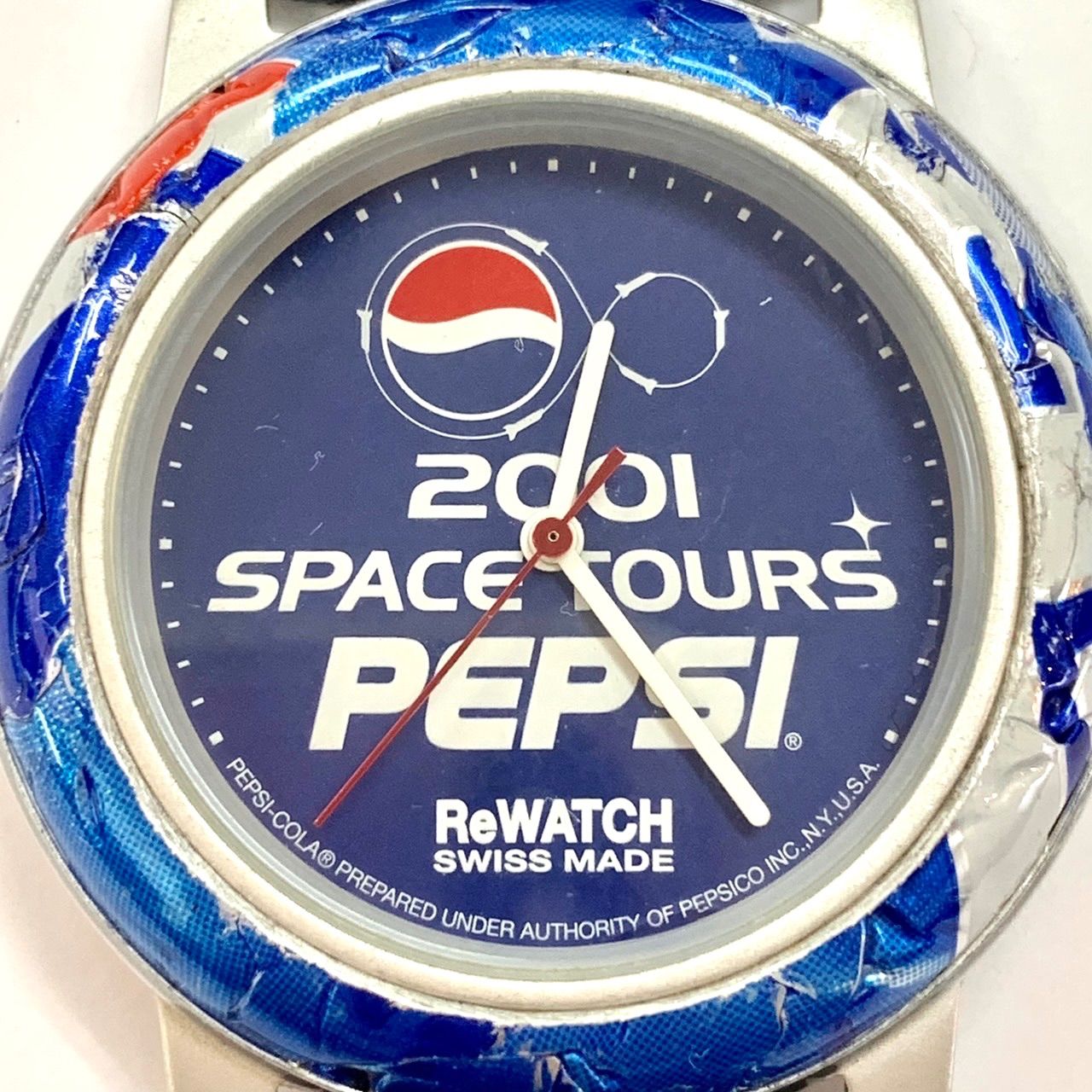 ペプシ公認非売品⭐️PEPSI ペプシ】 2001 スペースツアーズ腕時計 キャンペーン応募当選『ReWATCH』 本体のみですが希少美品稼働品  （AYA） - メルカリ