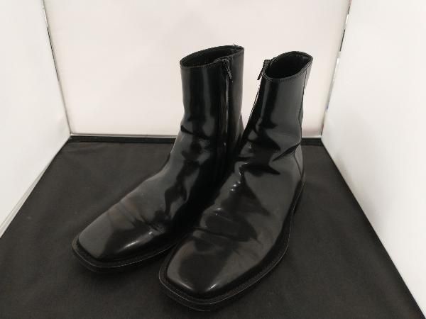 BALENCIAGA リムブーティパテントサイドジップブーツ バレンシアガ ブラック サイズ25.5cm