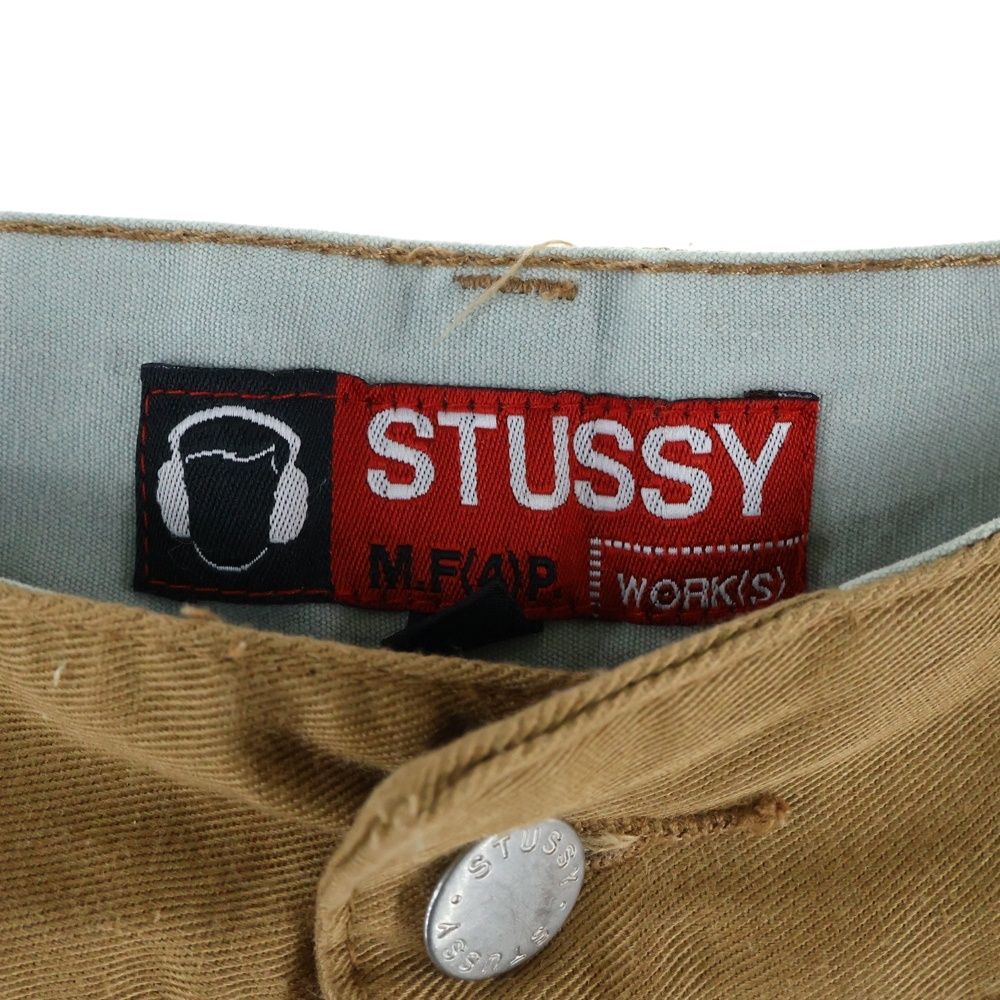 STUSSY (ステューシー) 00S OLD オールド ワークパンツ ブラウン