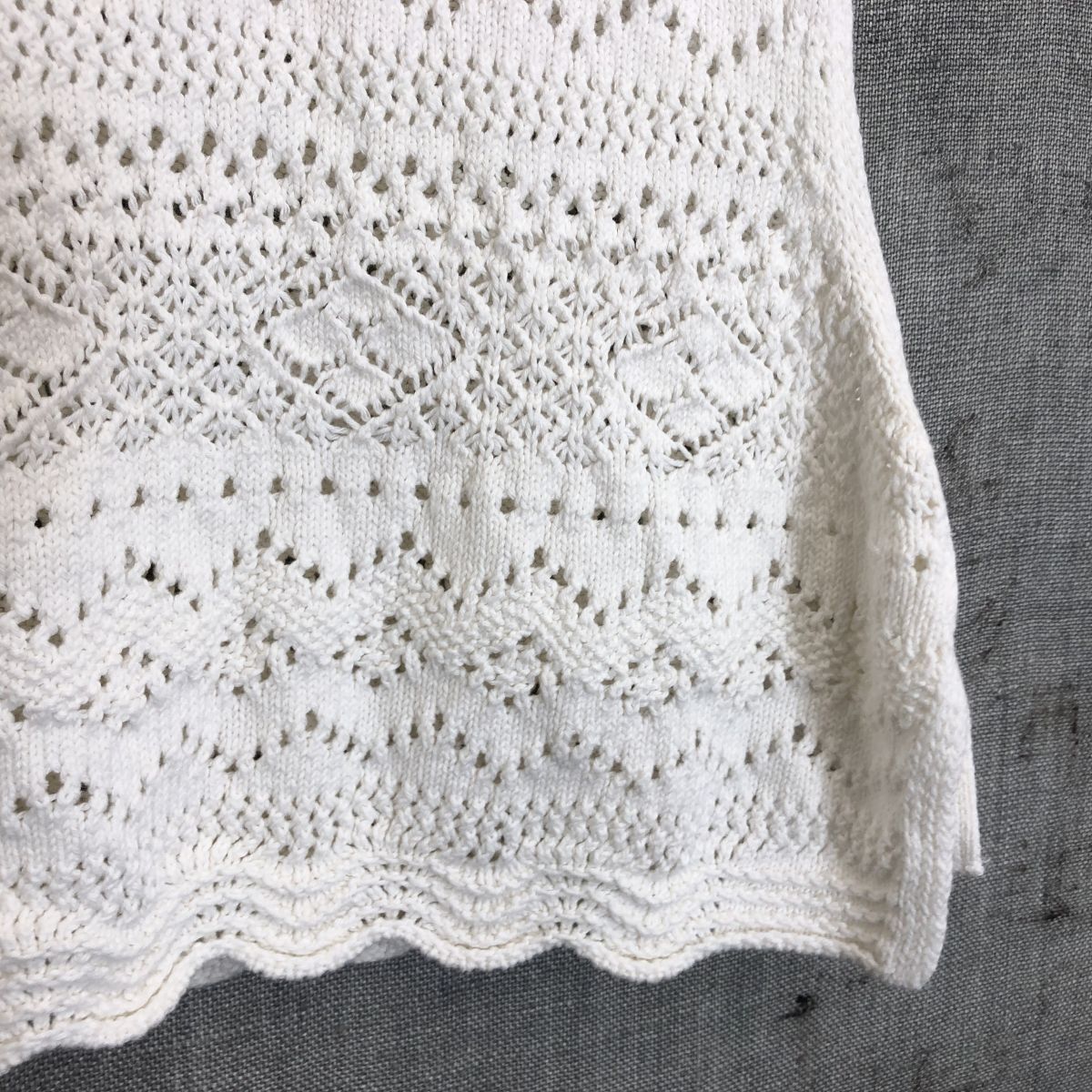 ZARA クロシェ編みベスト クロシェ編みニットベスト - 単一 | ZARA