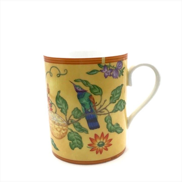 【格安SALEスタート！】 HERMES エルメス シエスタ マグカップ コップ イエロー き 食器 ギフト プレゼント m15055