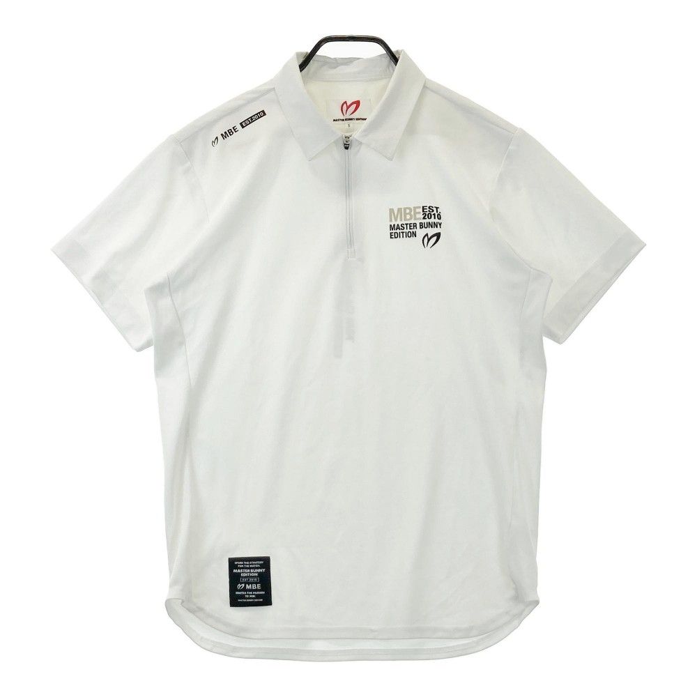 新品タグ付き　マスターバニー　半袖ポロシャツ ホワイト サイズ5 ハニカムリブスタート半袖ポロシャツ | MASTER BUNNY EDITION