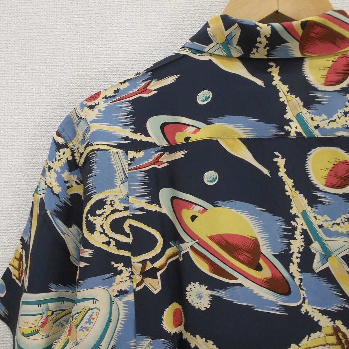 SUN SURF サンサーフ M32114 THE SPACE SHIP アロハシャツ ハワイアン